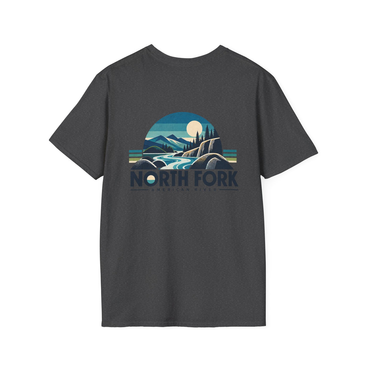 North Fork American River Contemporary T-shirt