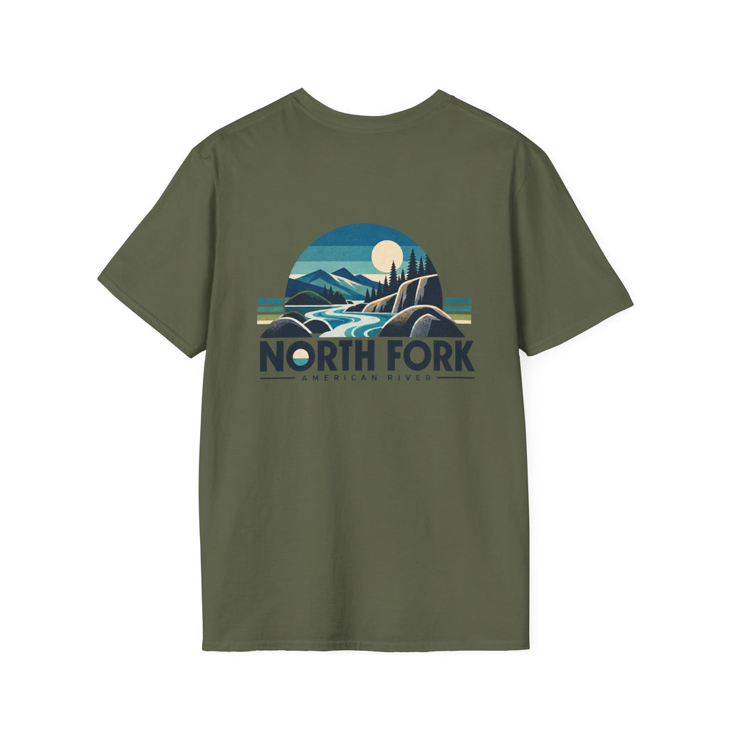 North Fork American River Contemporary T-shirt