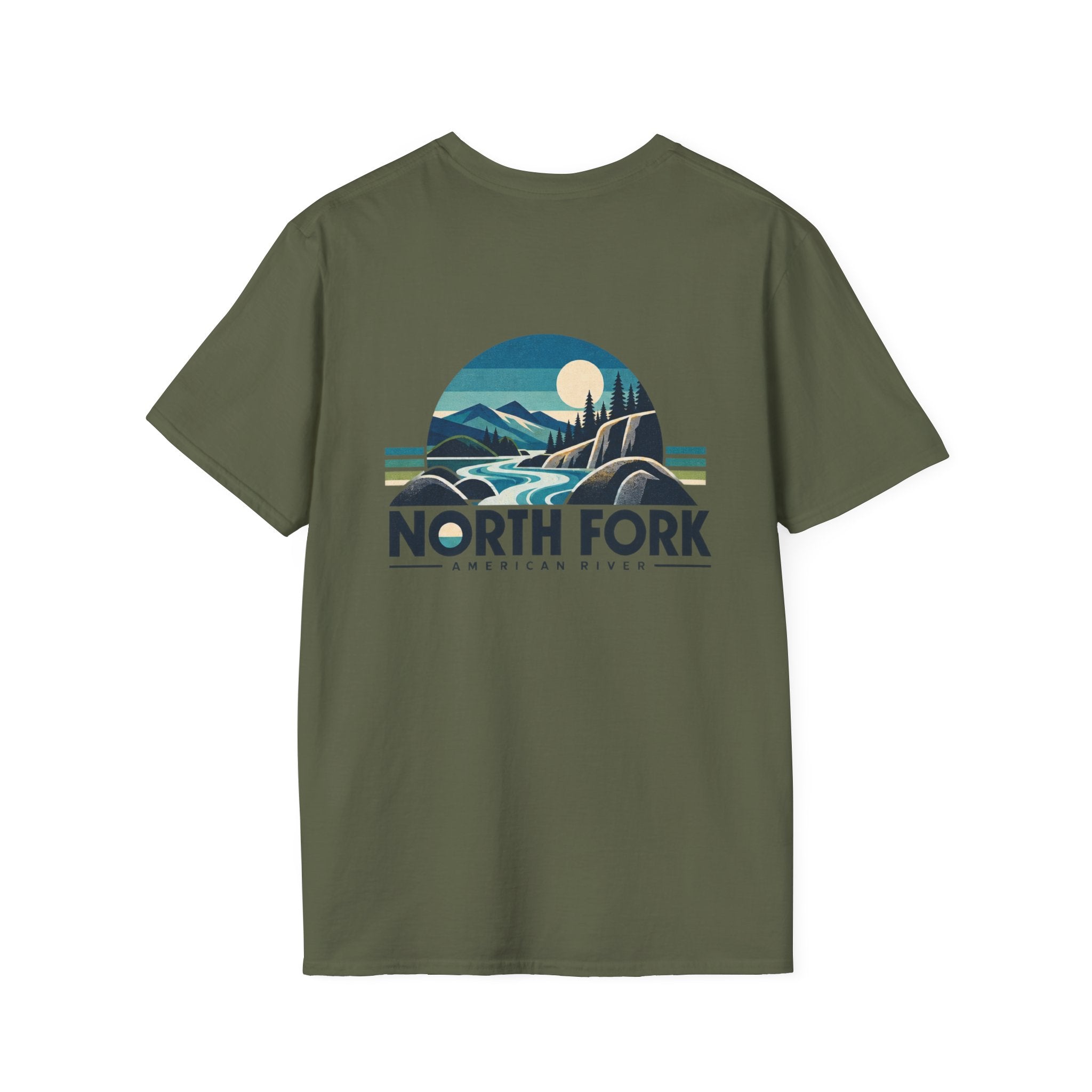 North Fork American River Contemporary T-shirt