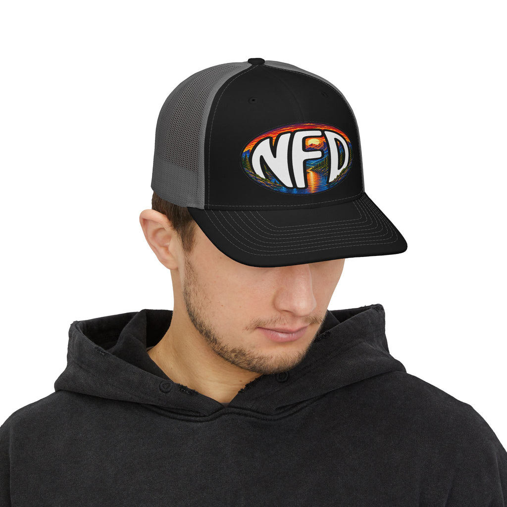 NFD Retro Oval Logo Trucker Cap