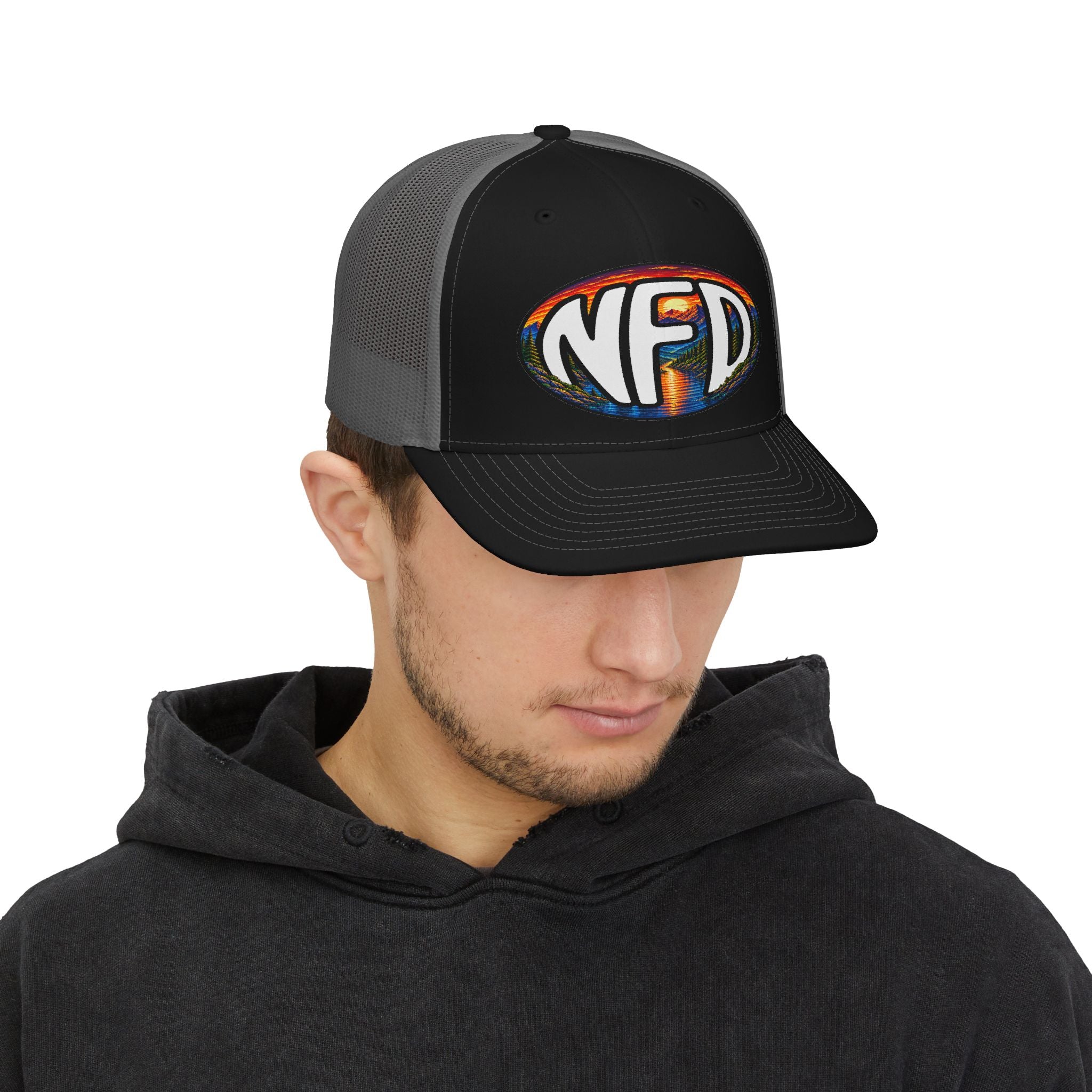 NFD Retro Oval Logo Trucker Cap