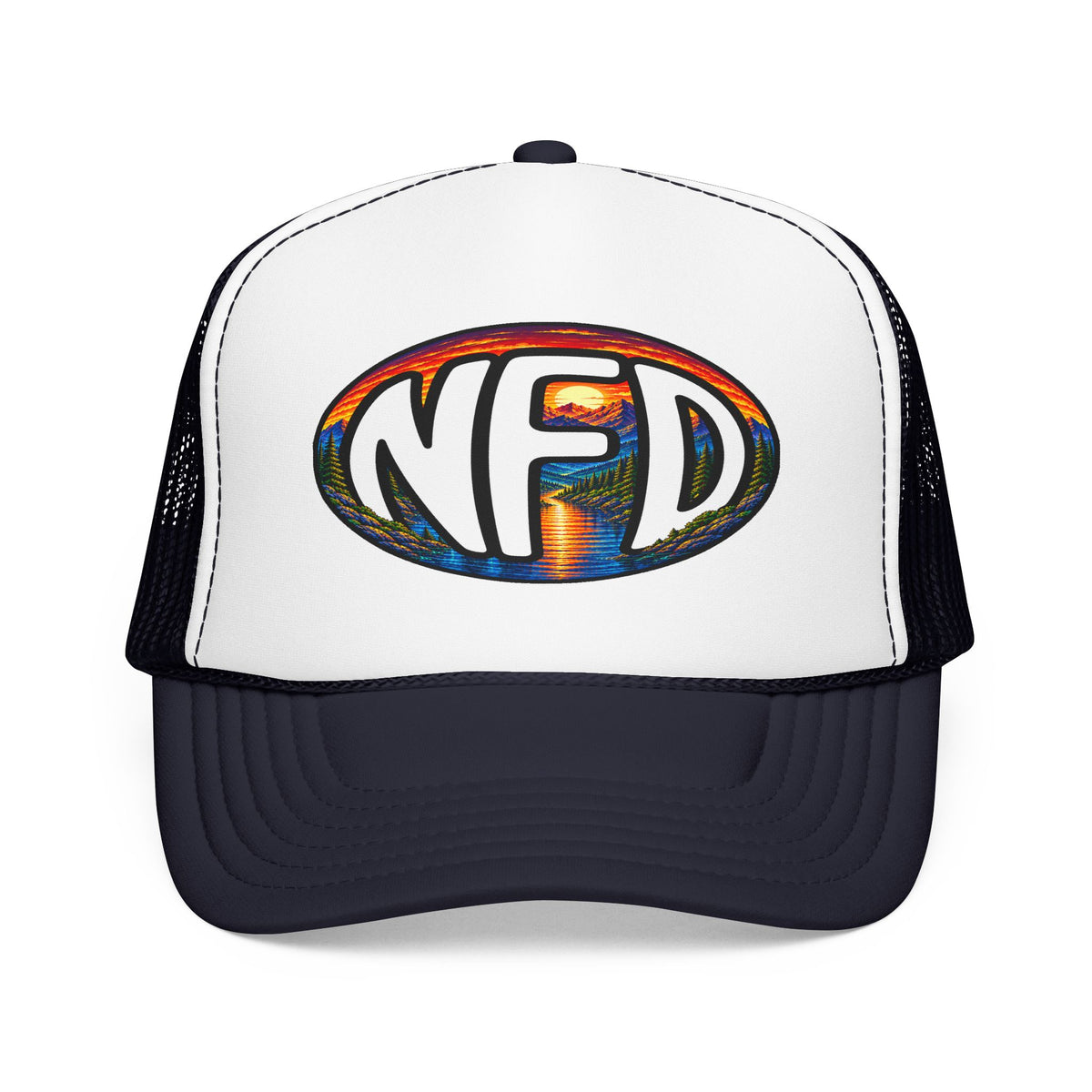 NFD Retro Surf Foam Trucker Hat