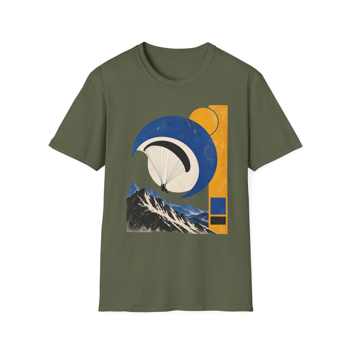 Abstract Mountain Sunrise T‑Shirt