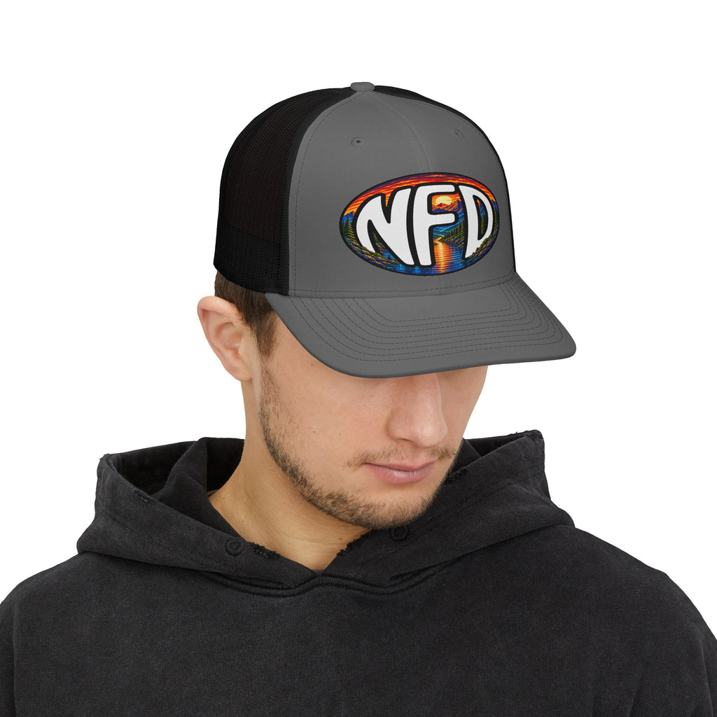 NFD Retro Oval Logo Trucker Cap