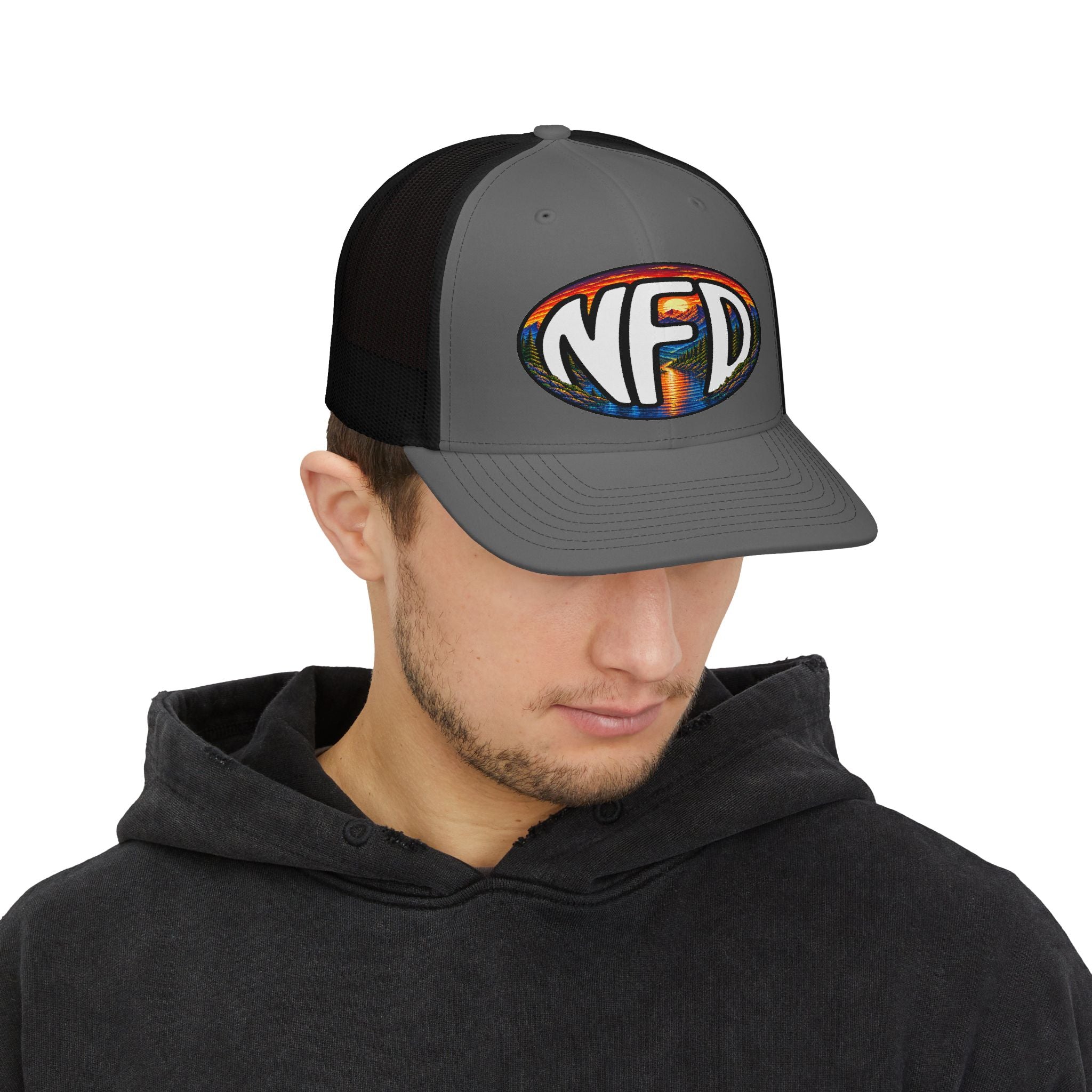 NFD Retro Oval Logo Trucker Cap