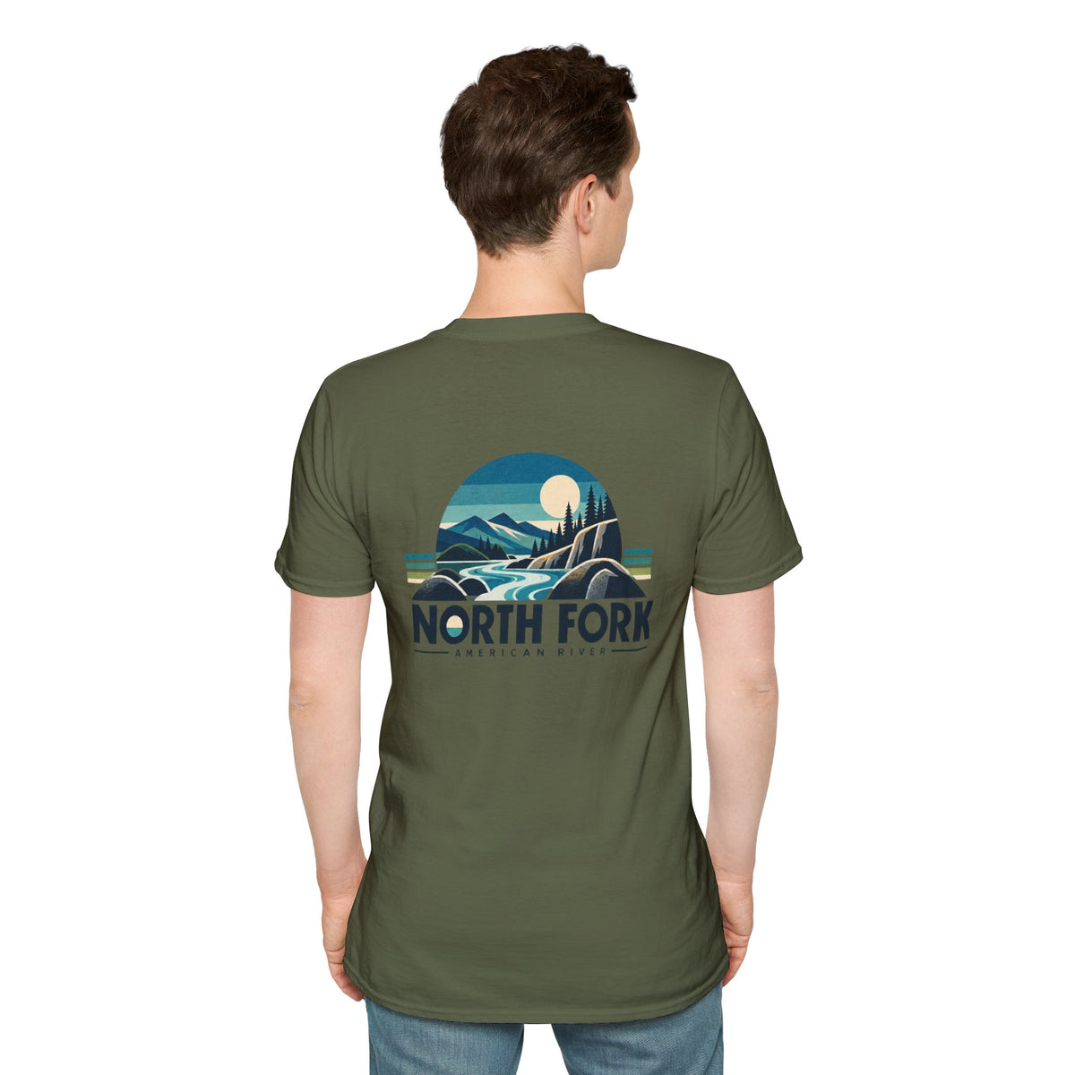 North Fork American River Contemporary T-shirt
