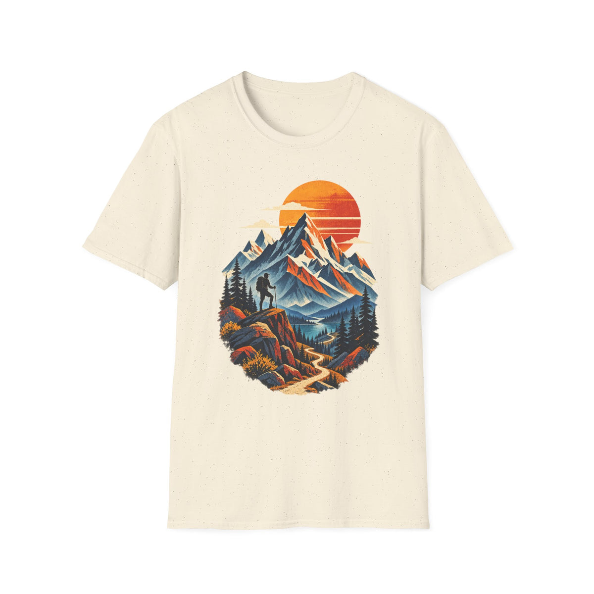 Mountain Sunset Hiking T-Shirt