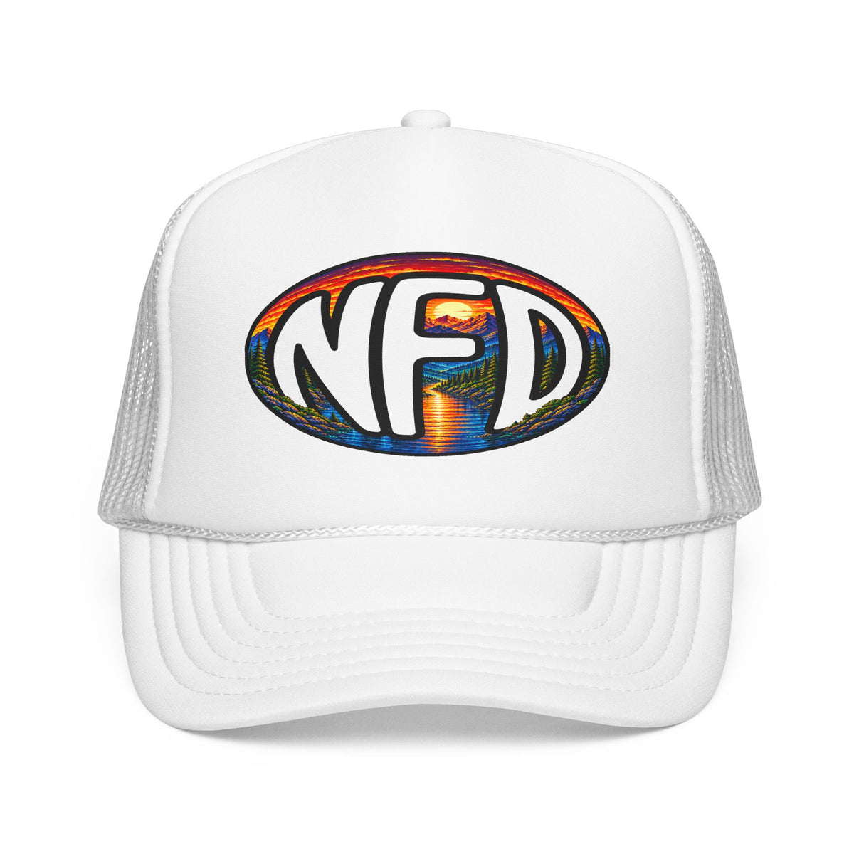 NFD Retro Surf Foam Trucker Hat