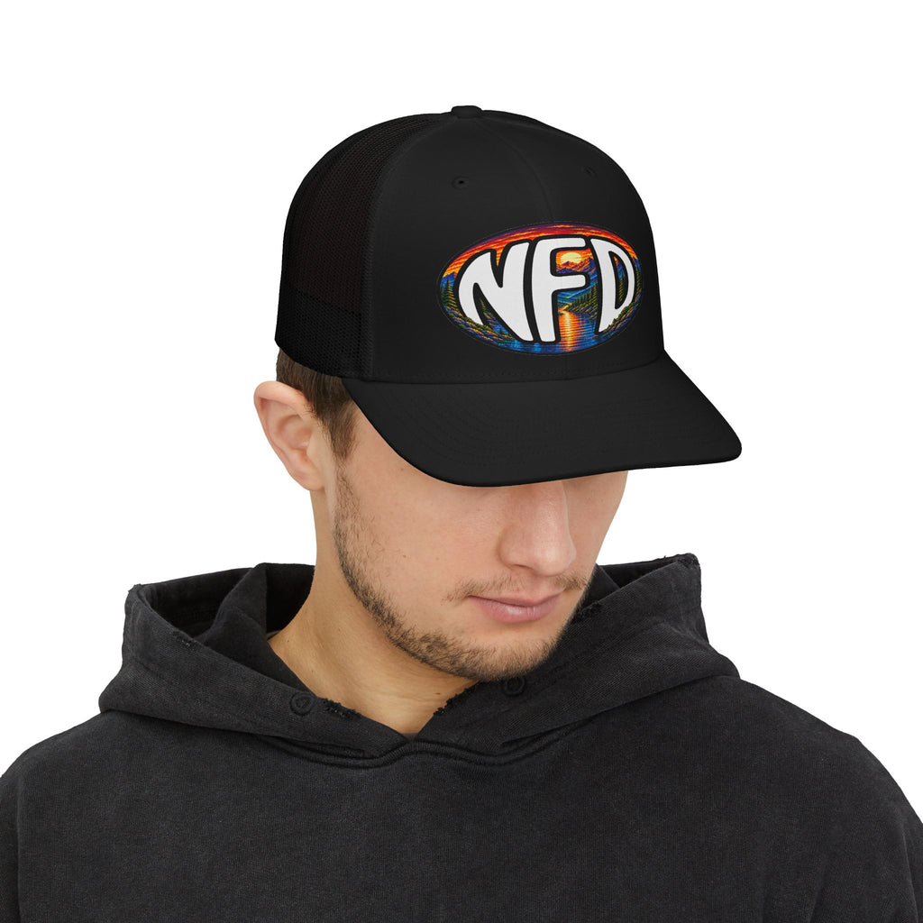NFD Retro Oval Logo Trucker Cap