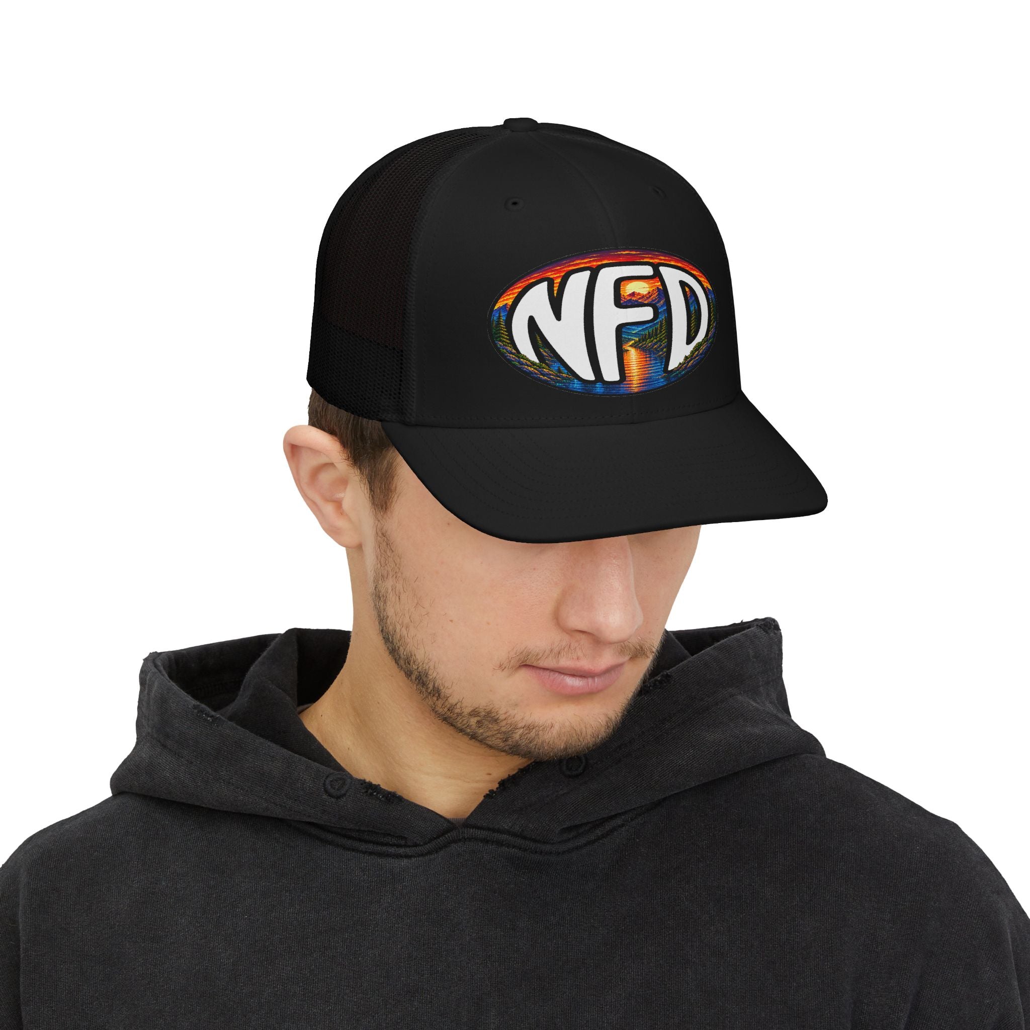 NFD Retro Oval Logo Trucker Cap
