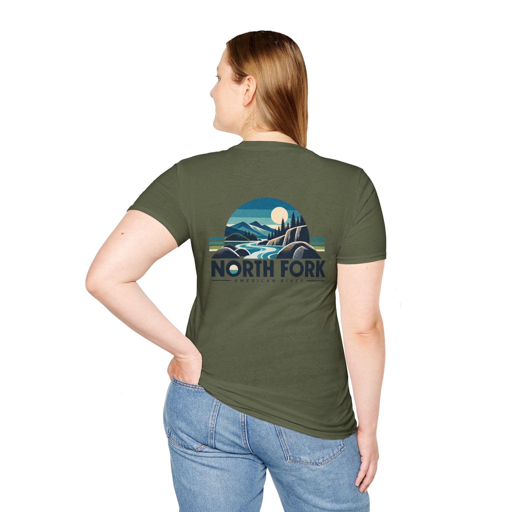 North Fork American River Contemporary T-shirt