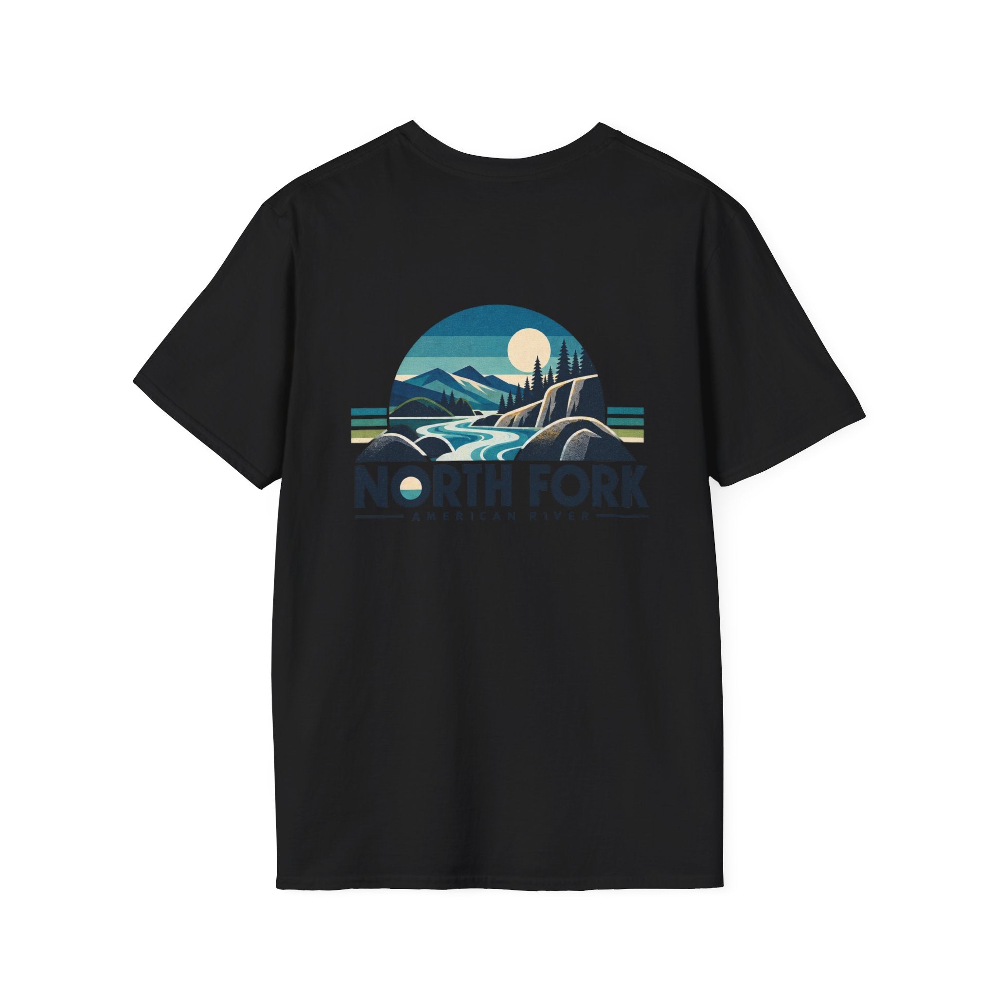 North Fork American River Contemporary T-shirt