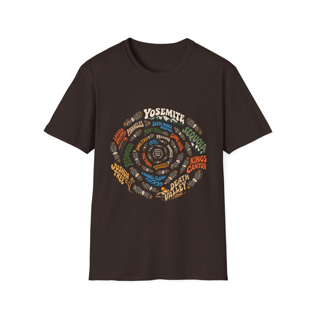National Park Shoe Print Ring Graphic T-Shirt